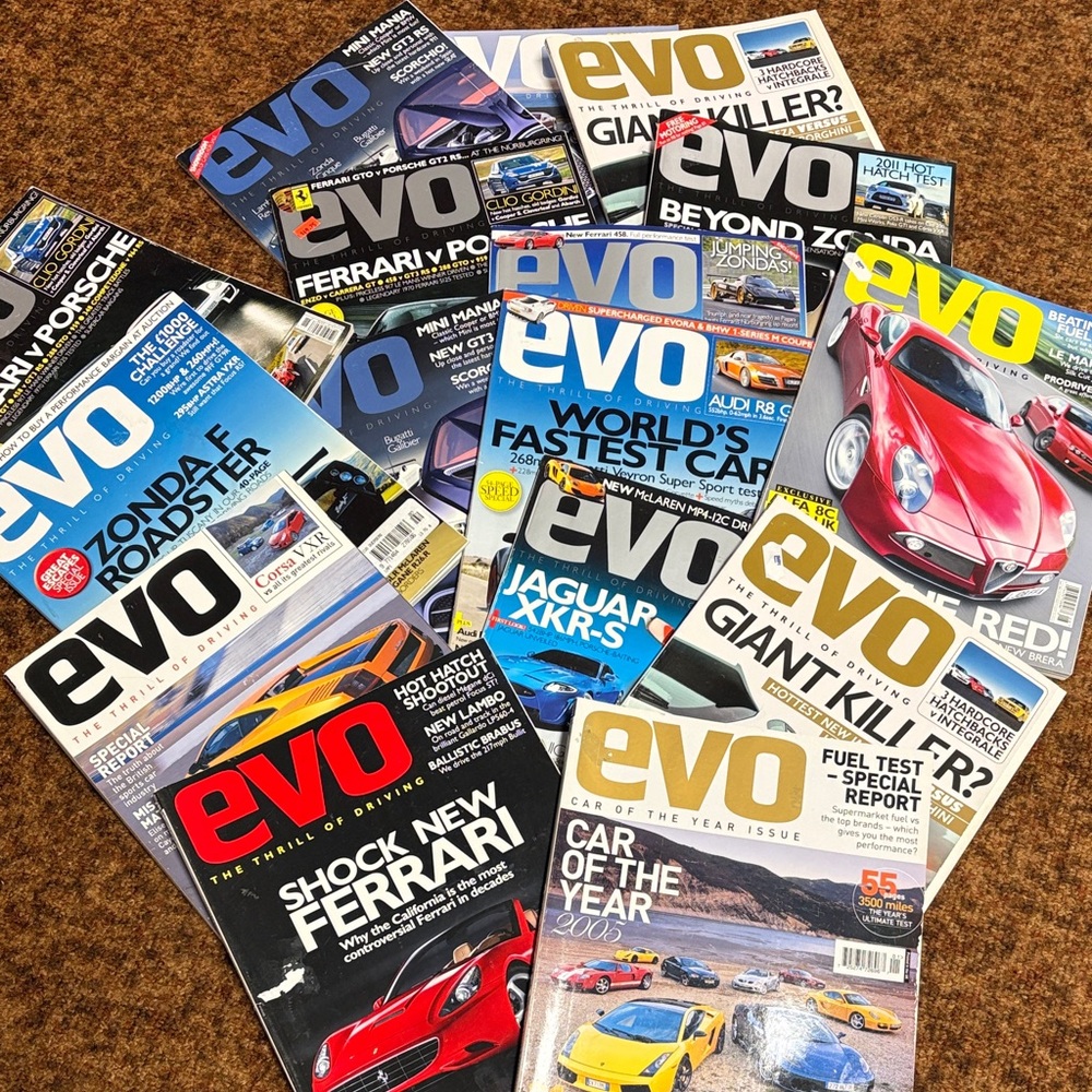 Magazine High-Performance Car Collection the thrill of driving Evo big lot
